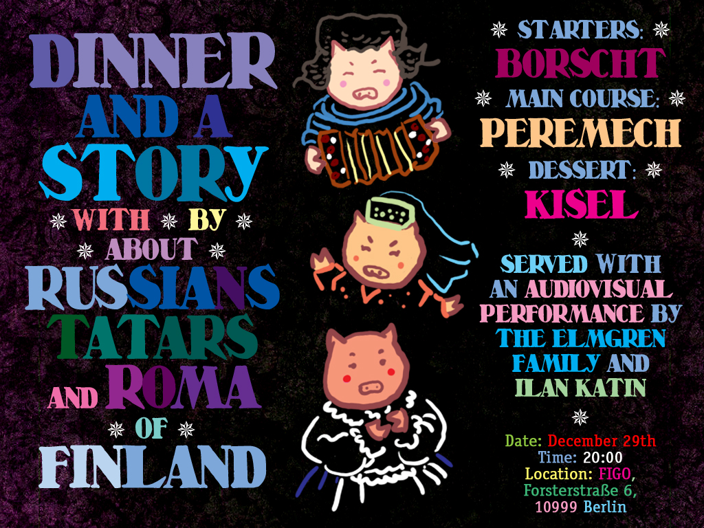FIGO - Dinner and Story, Tatars and Roma in Finland
